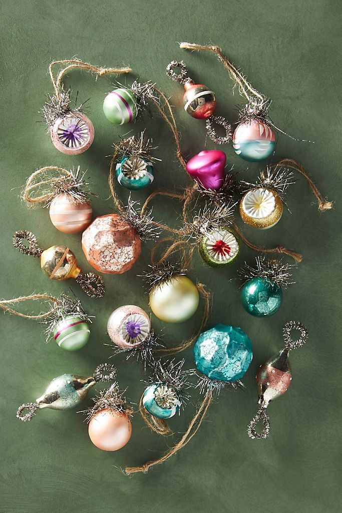 Days Of Yore Mini Ornaments, Set of 20 | Anthropologie (US)