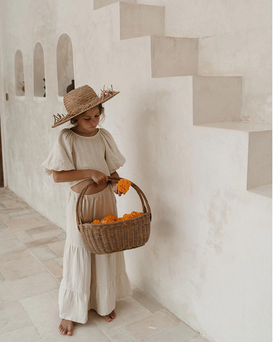 Lana Mesh Crop Set | Junie Grey