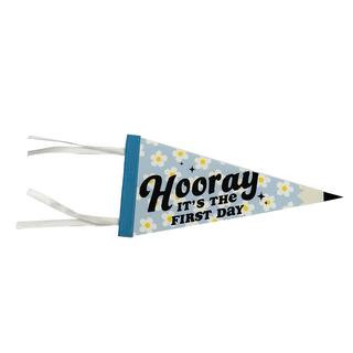 12" Blue Hooray It's the First Day Pennant by B2C™ | Michaels | Michaels Stores