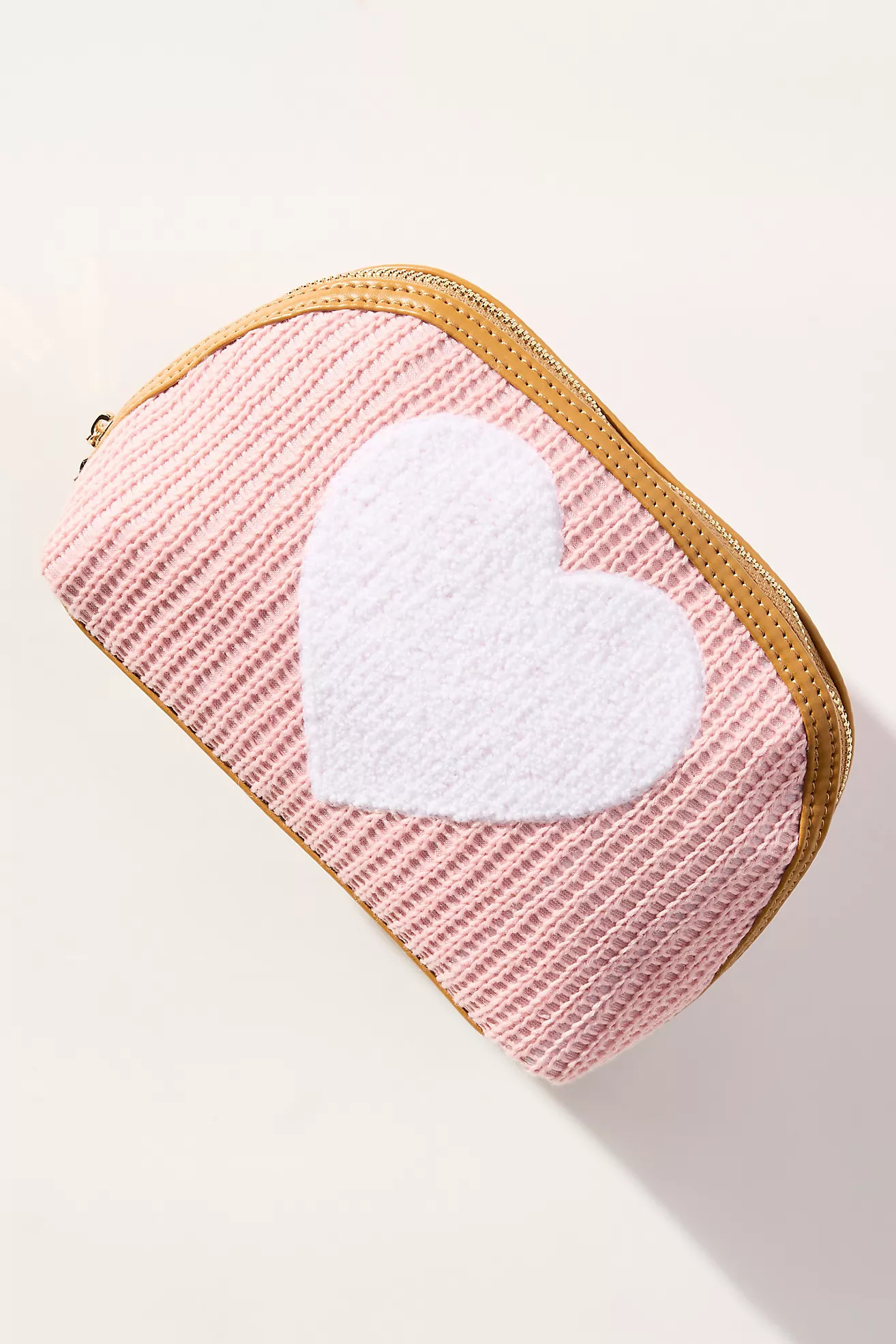 Shiraleah Heart Knit Zip Pouch | Anthropologie (US)
