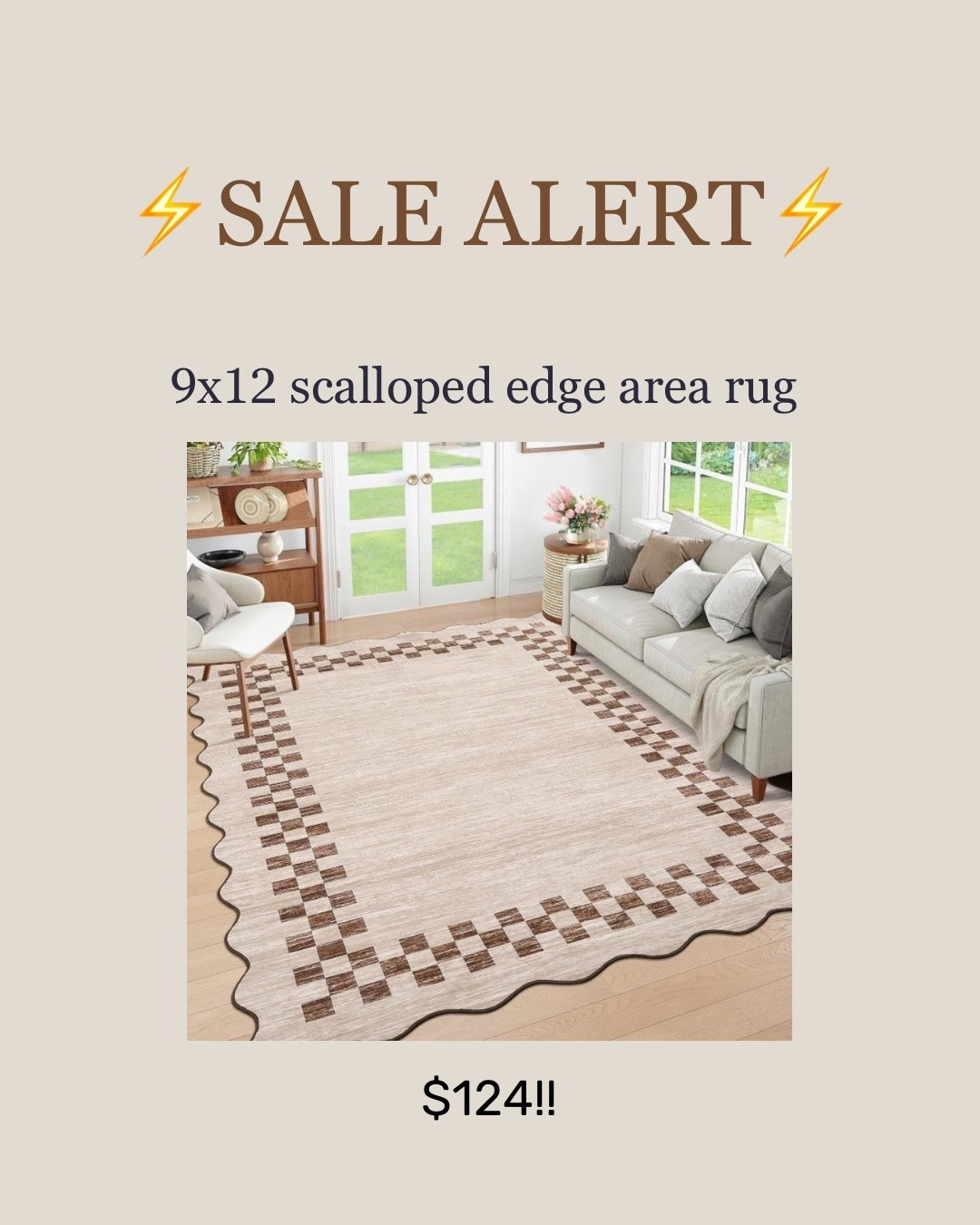The cutest area rug! Price is such a deal!! 

#LTKSaleAlert #LTKHome