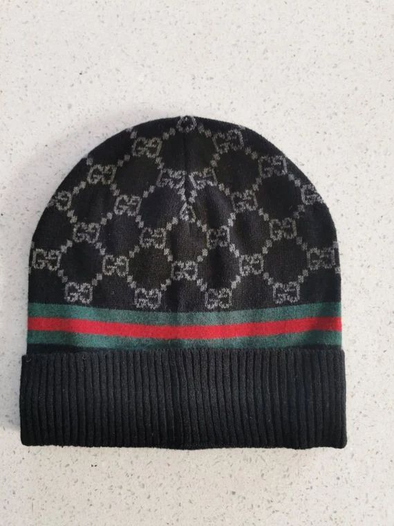 Vintage Gucci Beanie, Woolen Beanie Hat | Etsy (US)