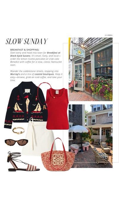 Nantucket for Memorial Day weekend 🤍⚓️

There’s just something about this island—the cobblestone streets, the roses climbing the cottages, the sailboats in the harbor, and that first real feeling of summer in the air. Memorial Day weekend on Nantucket feels magical before the crowds fully arrive.

Sharing everything worth packing for the long weekend—from coastal dinners to bike rides through Sconset and slow mornings by the water. Save this for summer travel inspo and tap to shop the looks. ☀️

#LTKSeasonal #LTKOver40 #LTKTravel