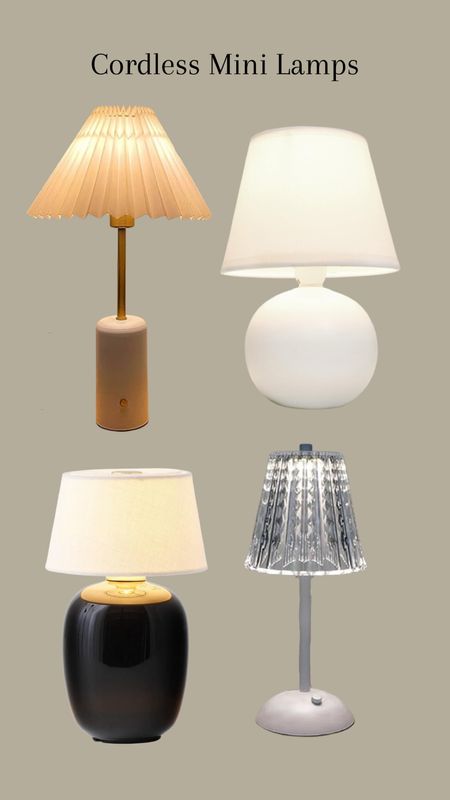 Cordless Mini Lamps #minilamp #tablelamp #lamp #homedecor #decor #interiordesign

#LTKstyletip #LTKhome #LTKfindsunder100