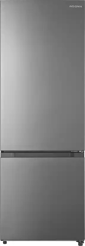 Insignia™ - 11.5 Cu. Ft. Bottom Mount Refrigerator with ENERGY STAR Certification - Stainless S... | Best Buy U.S.