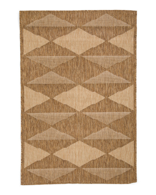 4x6 Diamond Indoor Outdoor Rug | Marshalls