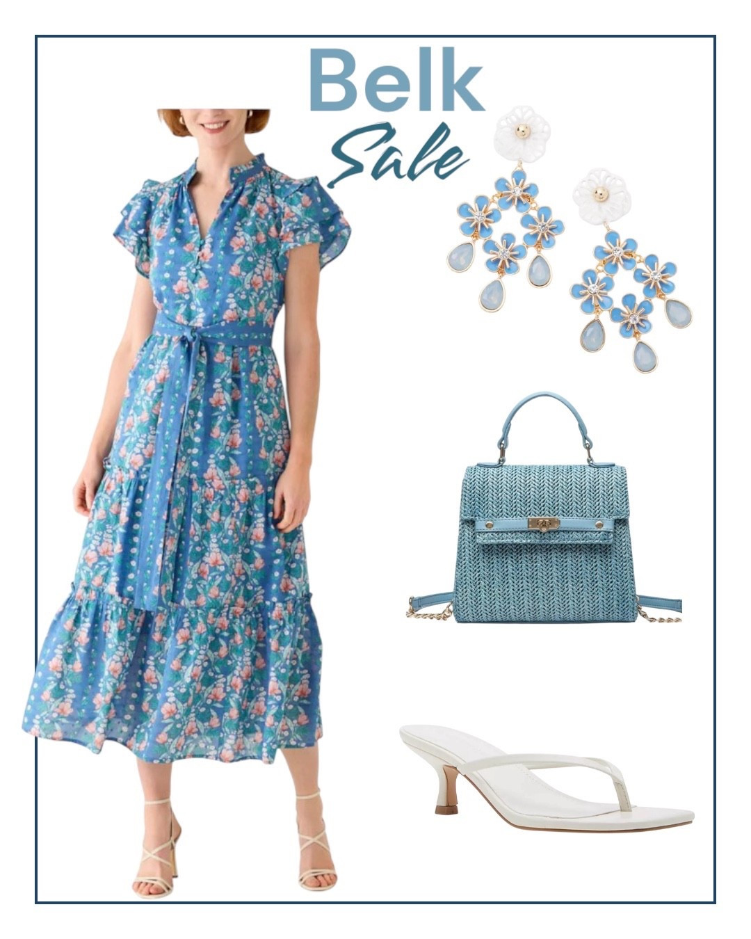 Belk beautiful dress outfit for Easter or spring. 
#springoutfit
#belk
#easterdress

#LTKSpringSale