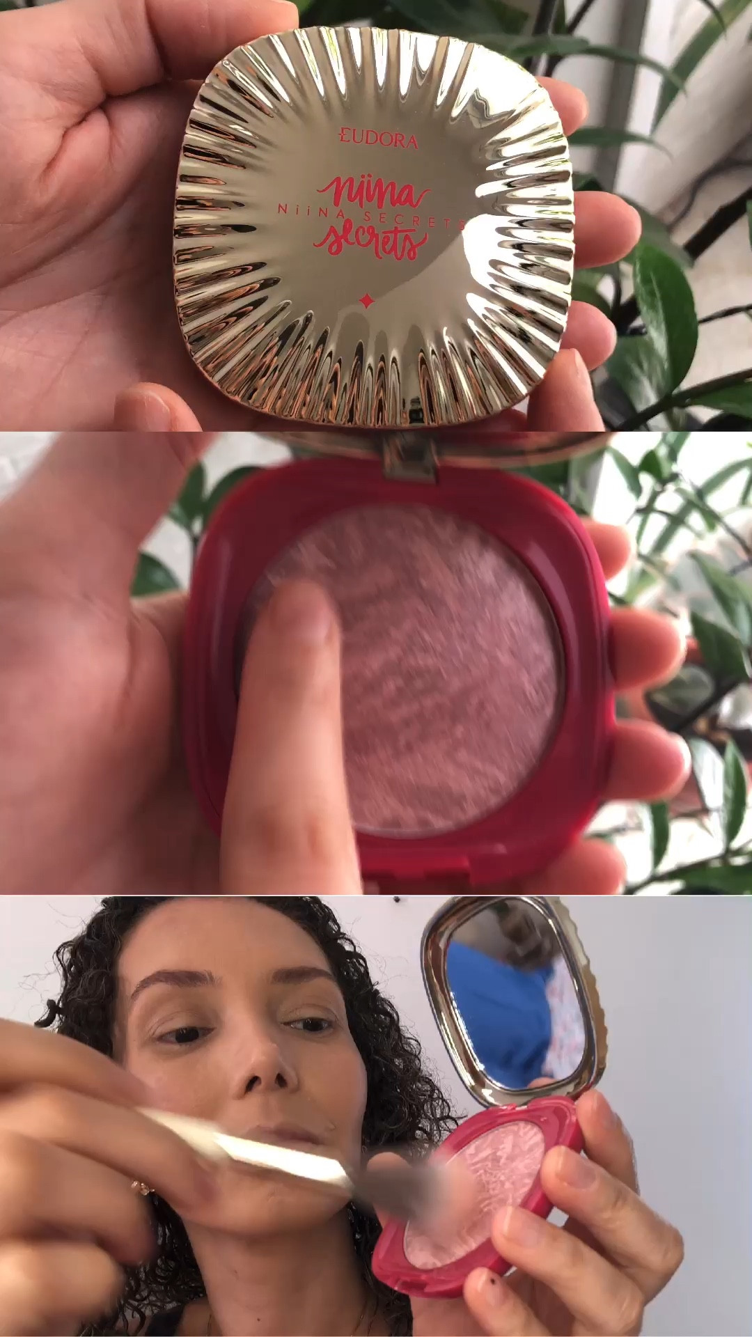Blush marmorizado, rosado e perolado da linha @niinasecrets é perfeito para quem busca pele glow! Produto aveludado e fino, sem marcar nenhuma textura da pele. Adquira já o seu!

#LTKbrasil #LTKVideo #LTKbeauty
