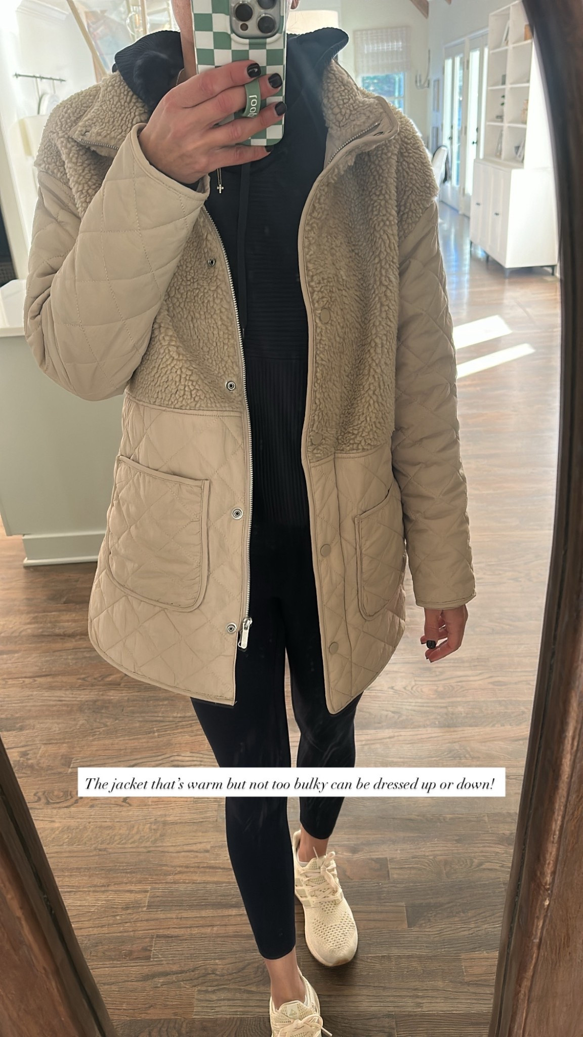 A great jacket for warmth but not too bulky. Wearing a size small. 

#LTKOver40 #LTKActive #LTKootd