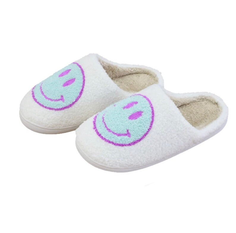 Read the full title
    Happy face patch Slippers/ Personalized Add your Text Shoe dust bag / emb... | Etsy (US)