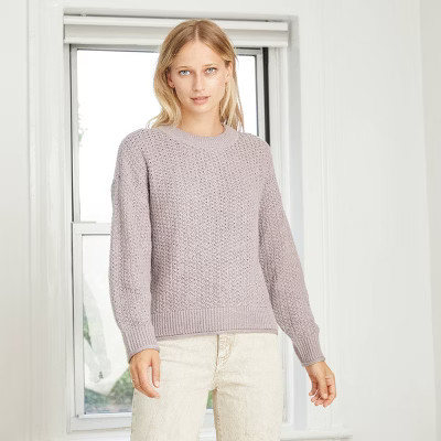 Women's Crewneck Pullover Sweater - Universal Thread™ | Target