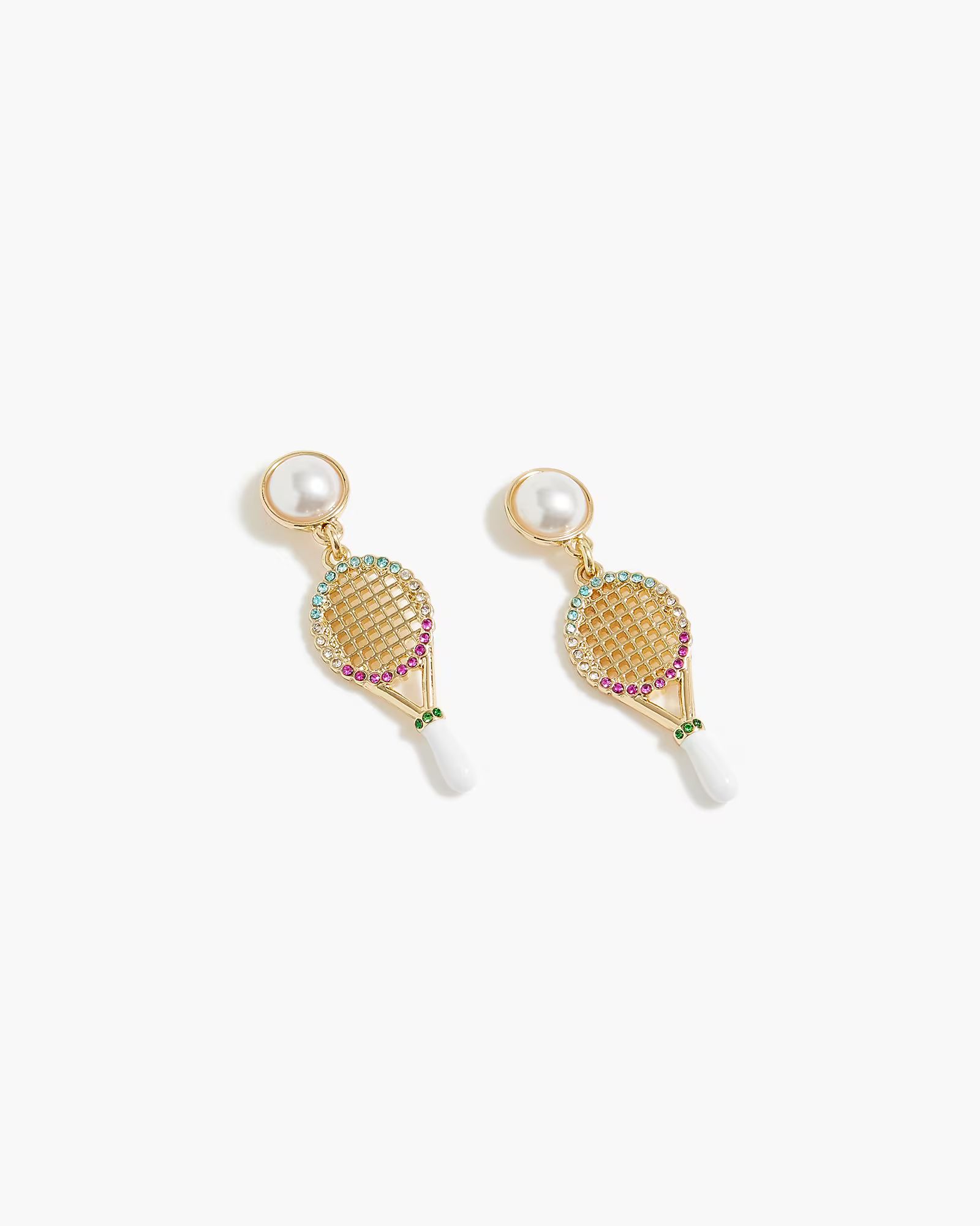 Tennis drop earrings | J.Crew Factory