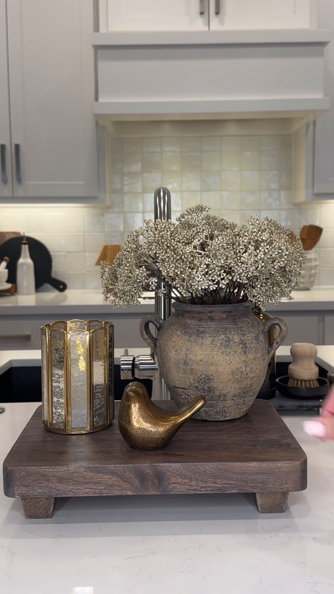 Styling a risor in the kitchen. 

#LTKHome