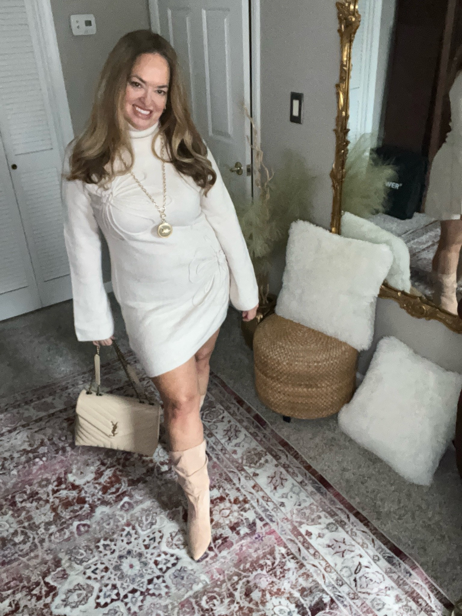 Sweater dress sesson!

#LTKSeasonal #LTKOver40 #LTKootd