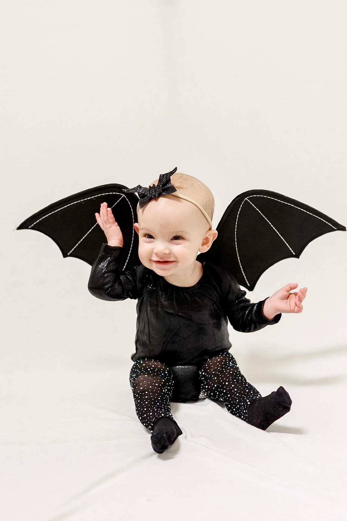 Bat costume for baby girl with glitter tights and bat wings and bow 

#LTKxPrime #LTKbaby #LTKHalloween