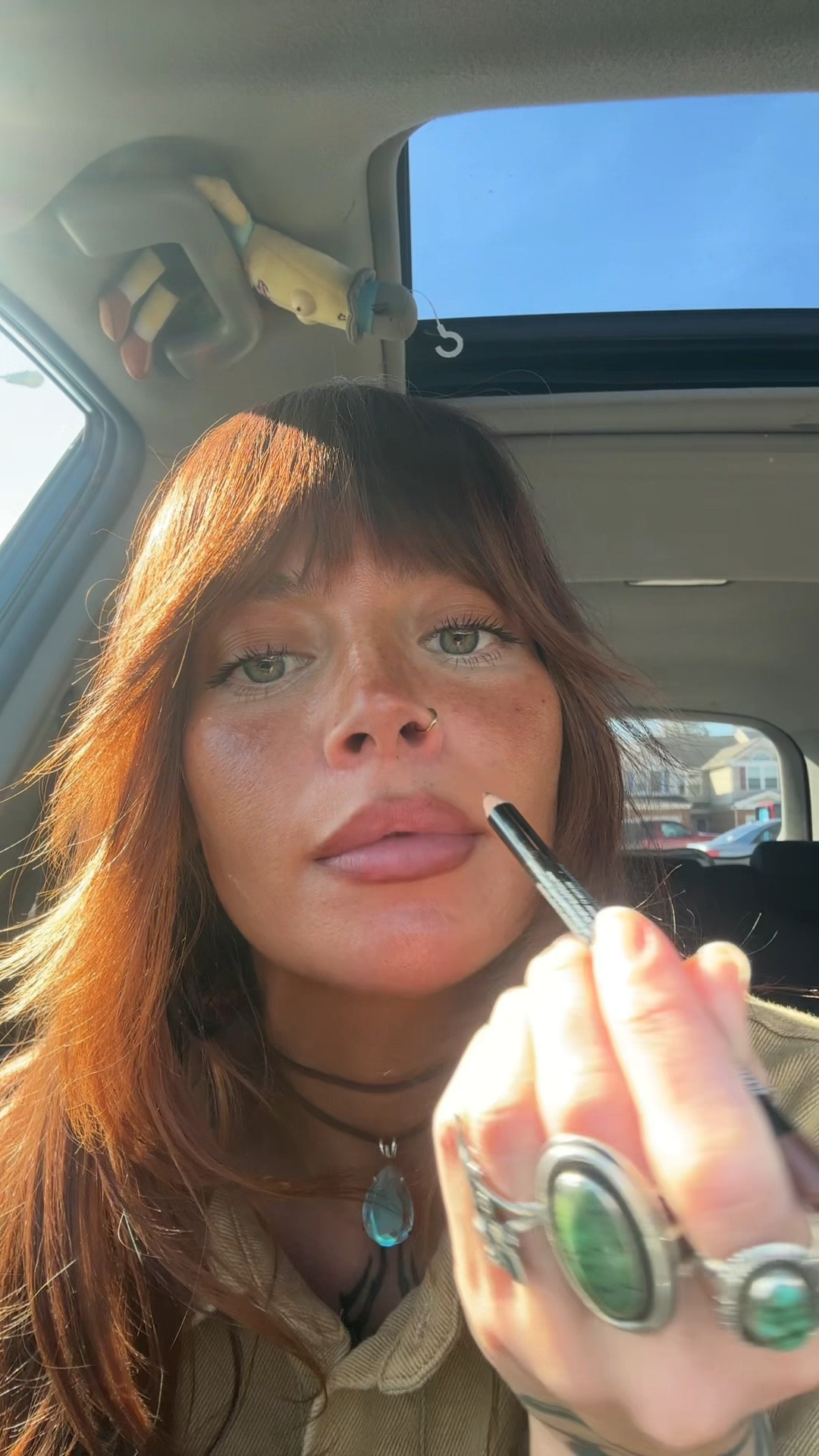 Nyx lip pencil - shade mauve
Rhode lippie - shade lean

#lips #lipliner #makeup #rhode

#LTKBeauty