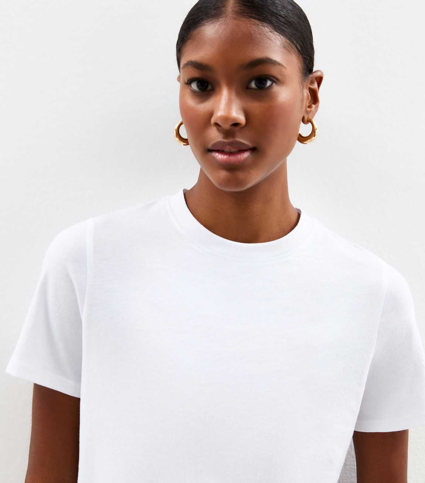 White Relaxed Jersey T-Shirt | New Look | New Look (UK)