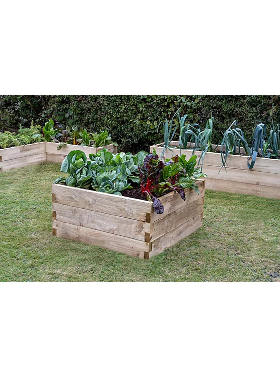 Forest Garden Caledonian Square Raised Bed 90 x 90cm | George