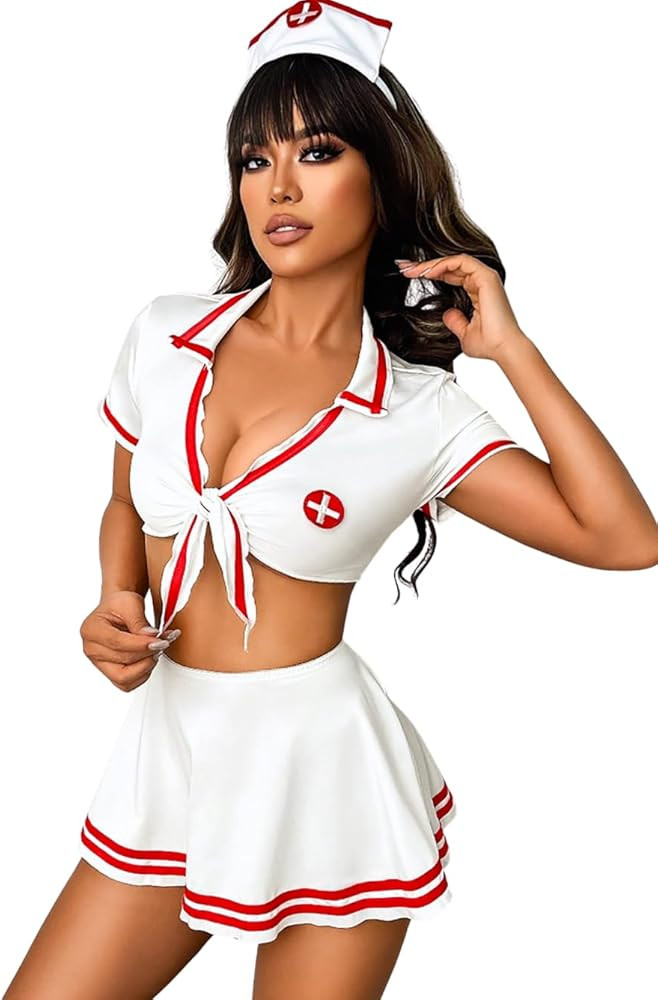 Kaei&Shi Nurse Cosplay Outfits For Women,Role Playing Lingerie Halloween Costumes | Amazon (US)