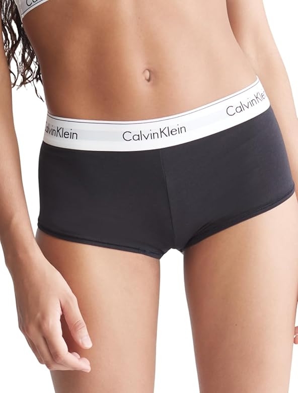 Calvin Klein Women's Modern Cotton Boyshort Panty | Amazon (US)