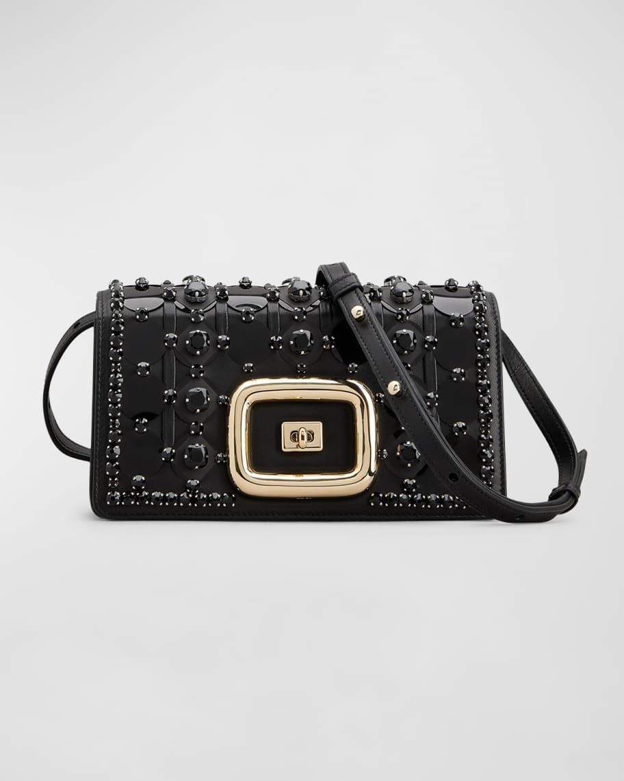 Viv Choc Disco Mini Embellished Crossbody Bag | Neiman Marcus