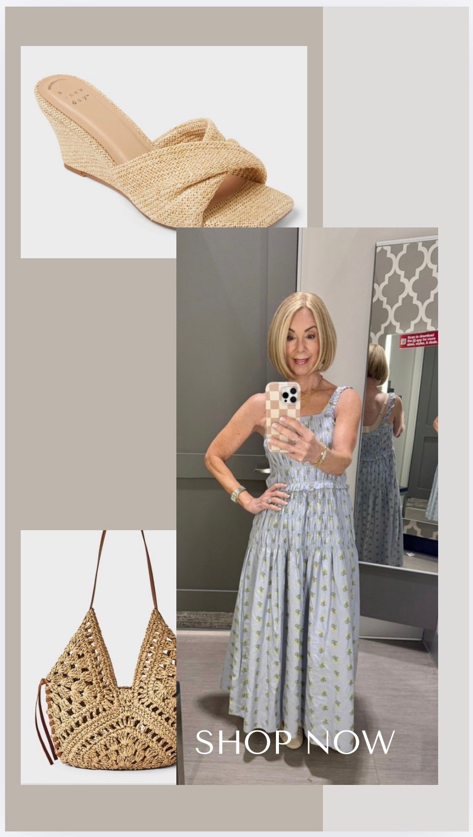 The perfect Spring dress! Great quality and fabric! Love the rushed drop waist too!