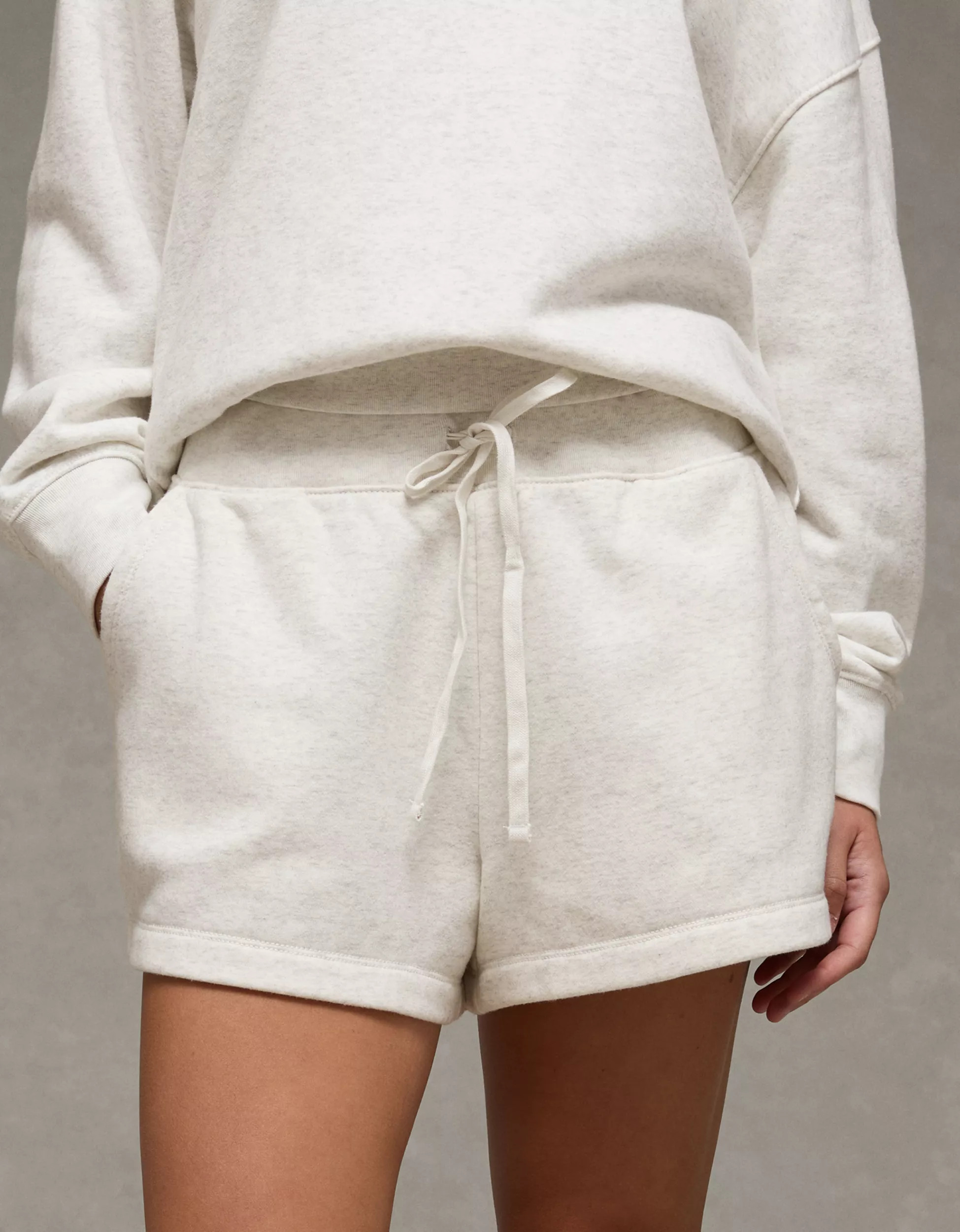 AE Everyday Luxe Sweat Short | American Eagle Outfitters (US & CA)