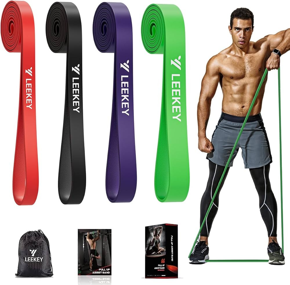 LEEKEY Resistance Bands, Exercise Bands Pull Up Assist Bands - Workout Bands Set - Bands for Work... | Amazon (US)