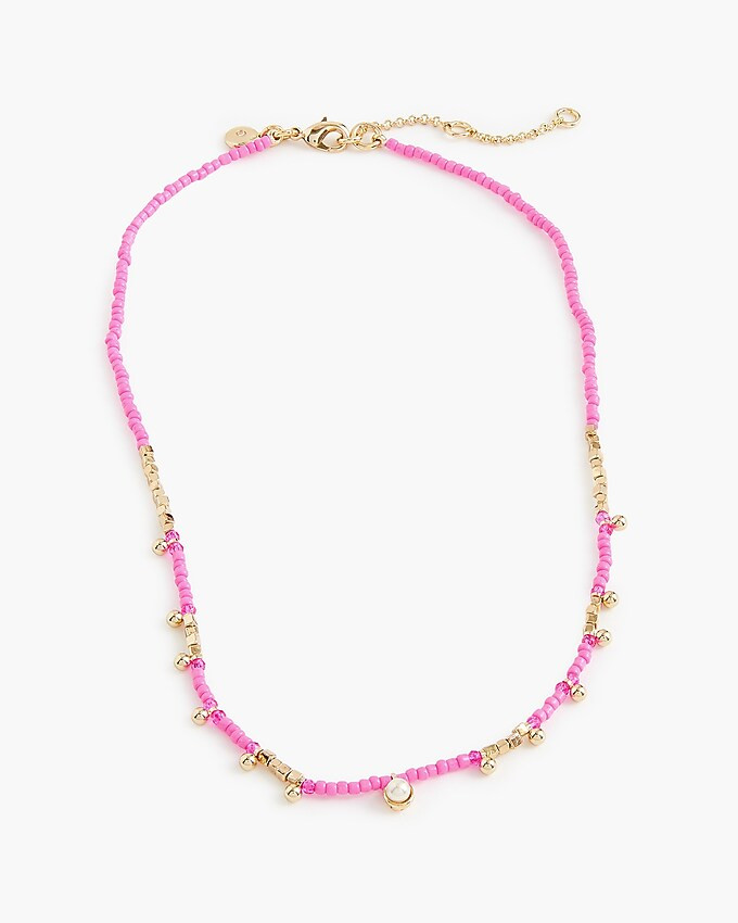 Beaded layering necklace | J.Crew Factory