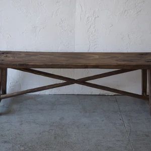 Oversized Dark Vintage Inspired Bench Solid Wood | Etsy (US)
