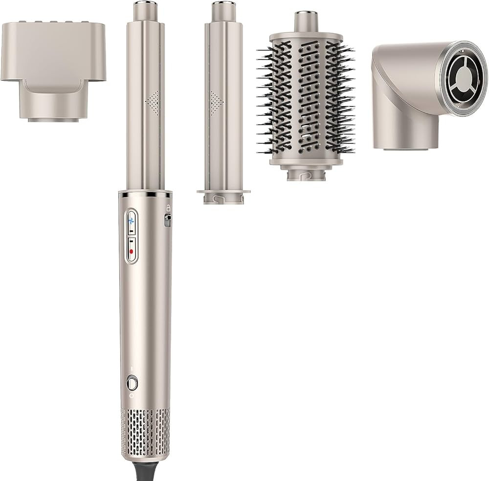 Fentgo Hair Dryer Brush, Air Styling & Drying System, Detachable Multi-Styler with Auto Curlers, ... | Amazon (US)