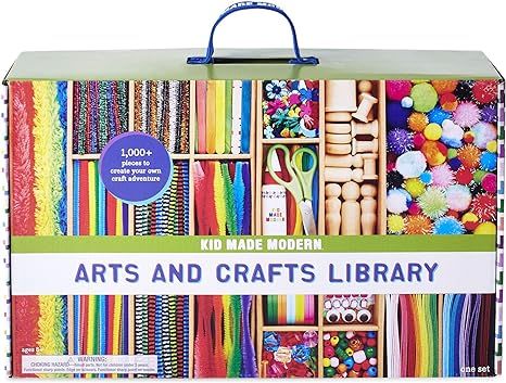 Kid Made Modern Arts and Crafts Supply Library - Coloring Arts and Crafts Kit | Amazon (US)