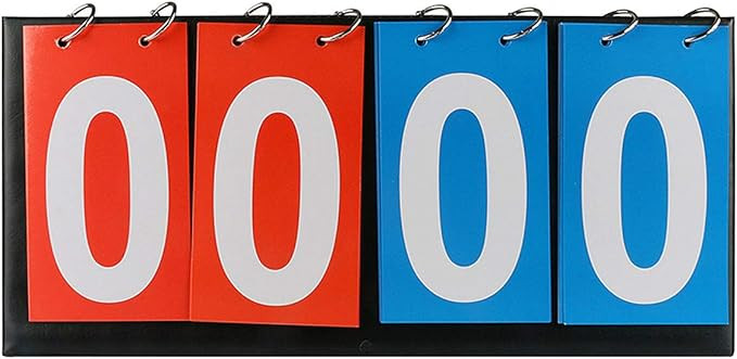 4-Digital Portable Table Top Scoreboard Flipper, Volleyball Basketball Table Tennis Sports Score ... | Amazon (CA)