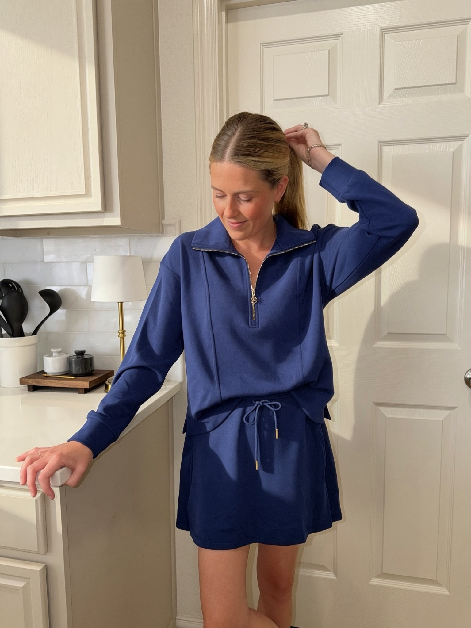 Matching loungewear set // travel outfit