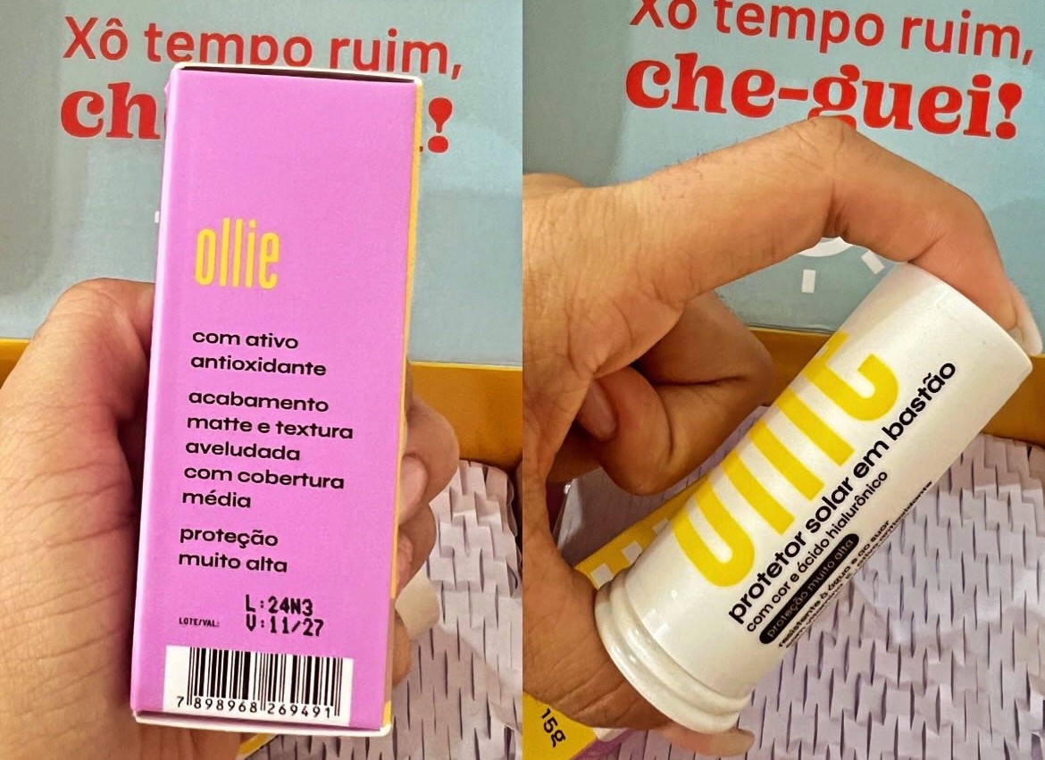 Para que serve o Ollie Bastão Multifuncional FPS 95 com cor ? 

Oferece praticidade e cobertura média para a pele, além de fornecer proteção solar com FPS 95 e FPUVA 40. Ele é especialmente formulado para suavizar manchas de acne e melasma, enquanto protege e cuida da pele com ingredientes como Vitamina C, Vitamina E e Ácido Hialurônico. Disponível em 6 tons diferentes, o bastão se adapta perfeitamente aos diversos tipos de pele, deixando o rosto uniforme e nivelado. Quais os benefícios? Adequado para todos os tipos de pele. Contém Ácido Hialurônico, Vitamina C e Vitamina E. Livre de óleo. Produto vegano e não testado em animais. Resistente à água. 



#LTKbeleza #LTKbrasil #LTKpromo
