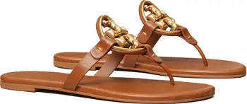 Tory Burch Metal Miller Soft Leather Sandal (Women) | Nordstrom | Nordstrom