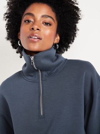 Bounce Fleece Half-Zip Pullover Sweatshirt | Old Navy (CA)