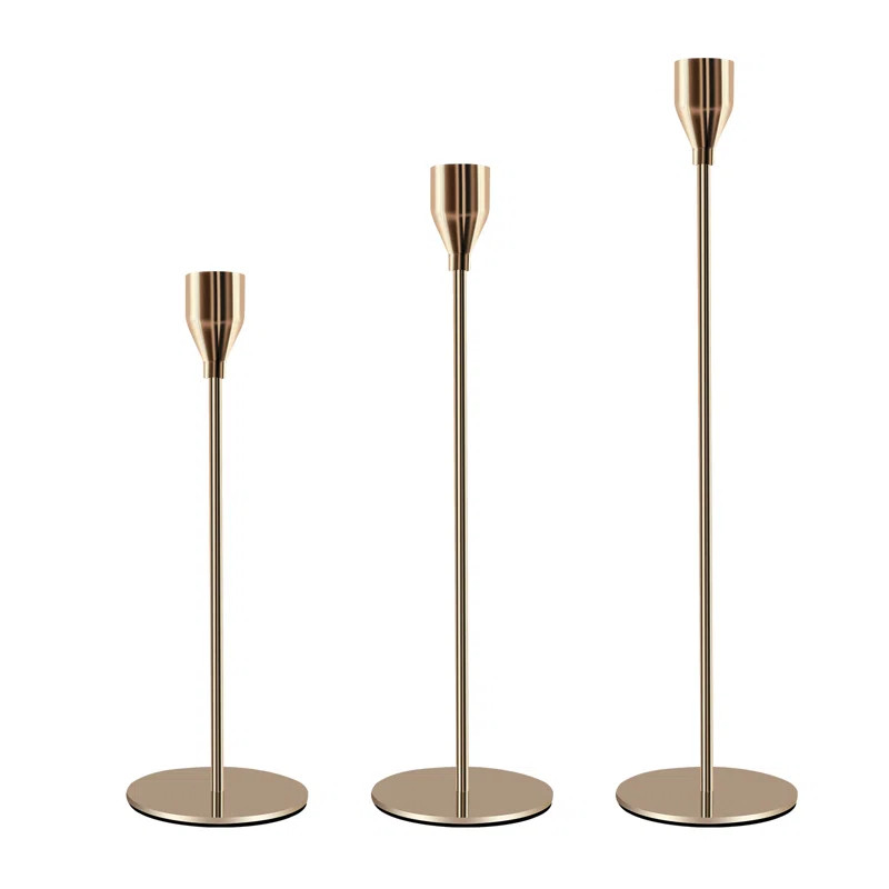 Set Of 3 Decorative Candle Holder | Wayfair North America