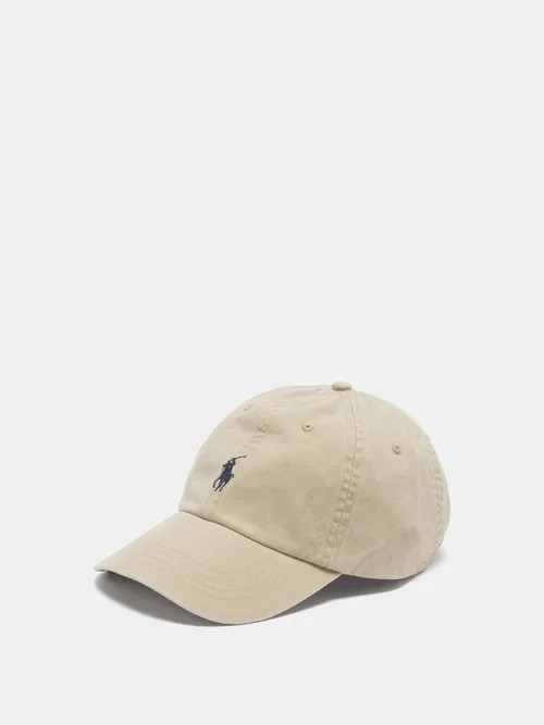 Polo Ralph Lauren - Logo-embroidered Cotton-twill Cap - Mens - Beige | Matches (UK)