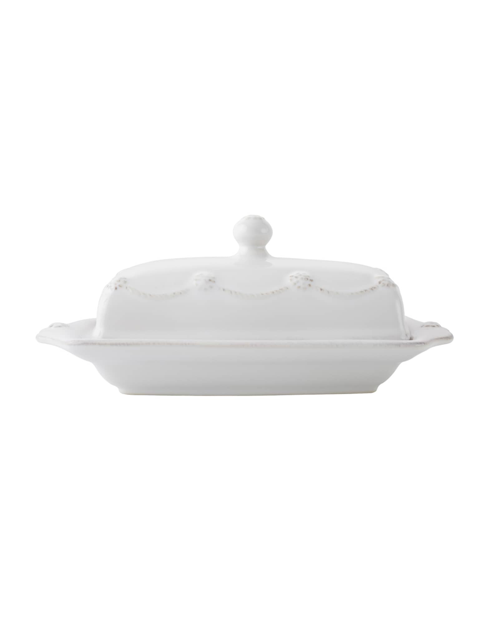 Berry & Thread Whitewash Butter Dish | Neiman Marcus