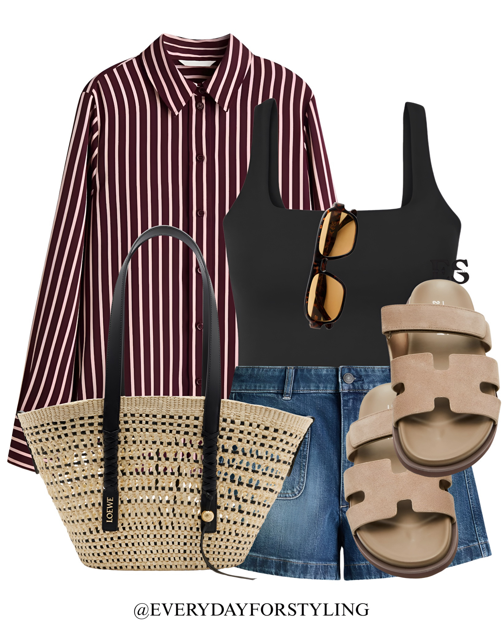 Effortless beach chic that looks expensive without trying 🏖️

striped shirt outfit ideas, hm shorts, hm shirt, steve madden slides, denim shorts outfit women, vacation outfit ideas women, summer holiday outfits 2026, beach outfit inspo women, coastal style outfits, effortless summer outfits, casual chic outfit ideas, minimal summer fashion, travel outfit ideas women, european summer outfits, classy casual outfits women, warm weather outfit ideas, everyday summer outfits, vacation capsule wardrobe, everydayforstyling 

#vacationstyleedit, #coastaloutfitinspo, #summercapsulelooks, #effortlesssummerstyle, #resortwearvibes


#LTKootd #LTKSeasonal #LTKSaleAlert