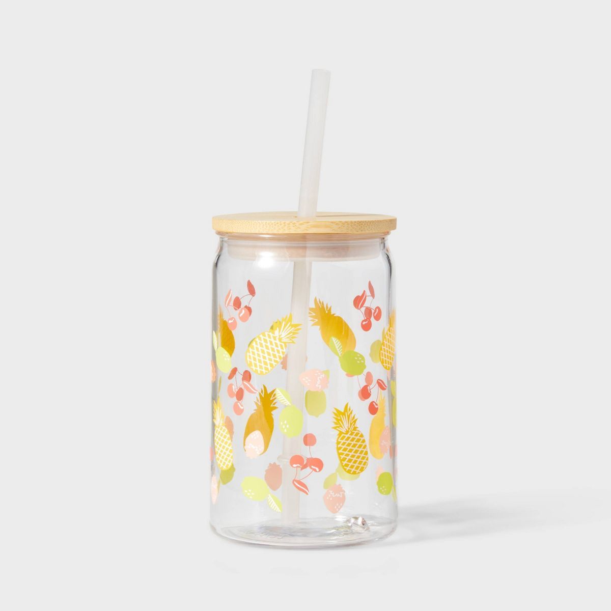 16oz Fruit Bottle with Bamboo Lid - Sun Squad™ | Target