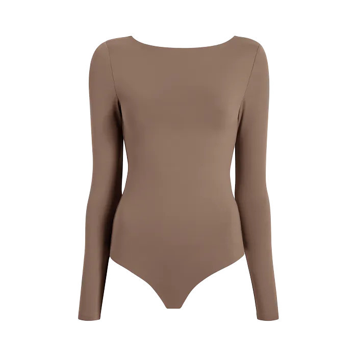 Open Back Bodysuit | Mocha - nuuds | nuuds