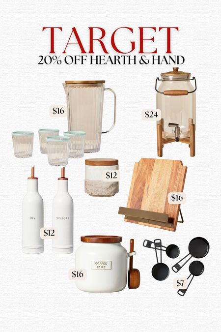 Target deal of the day on select hearth and hand home products!