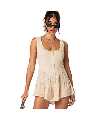 Veronica textured romper | Macy's