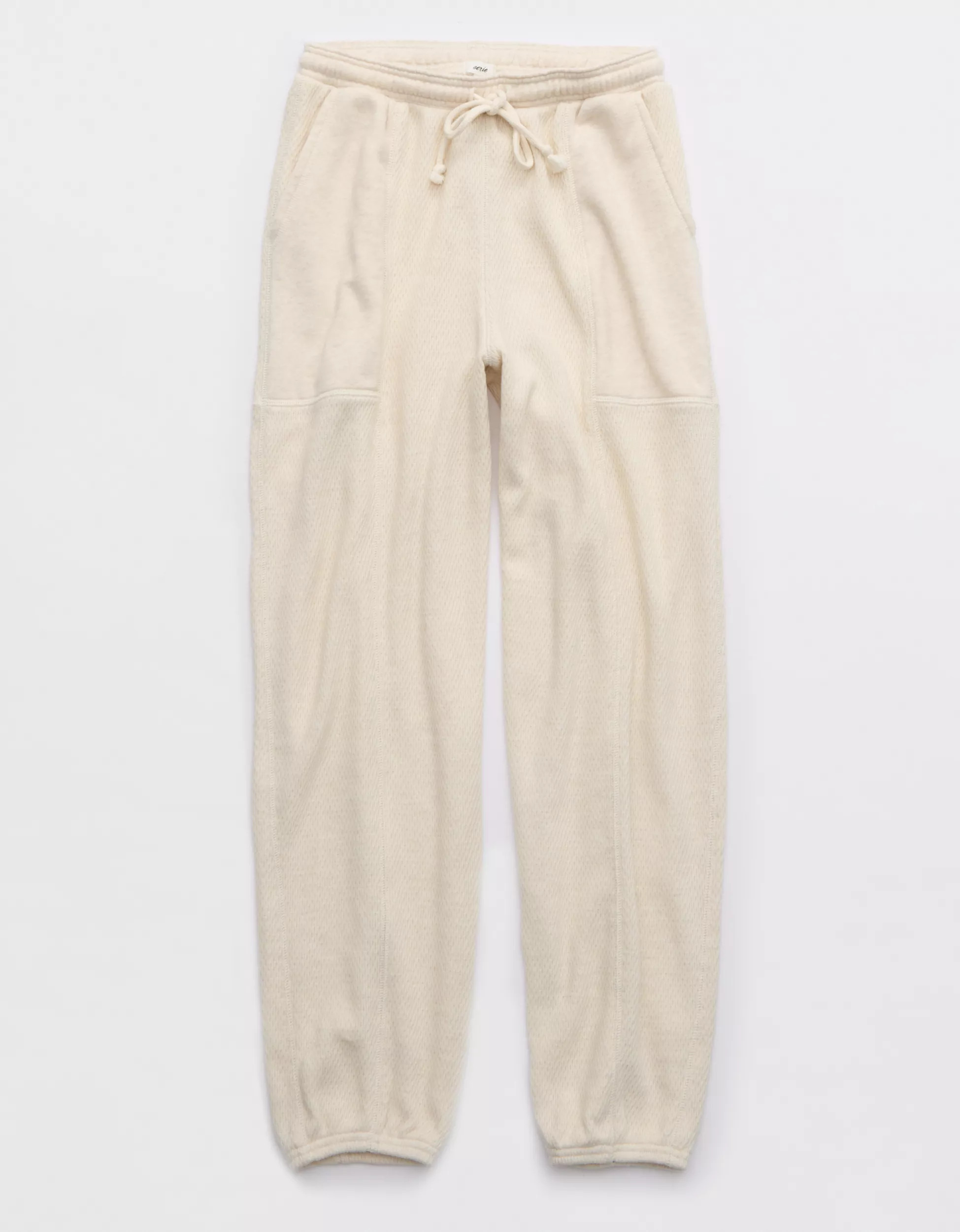 Aerie High Waisted Textured Jogger | Aerie