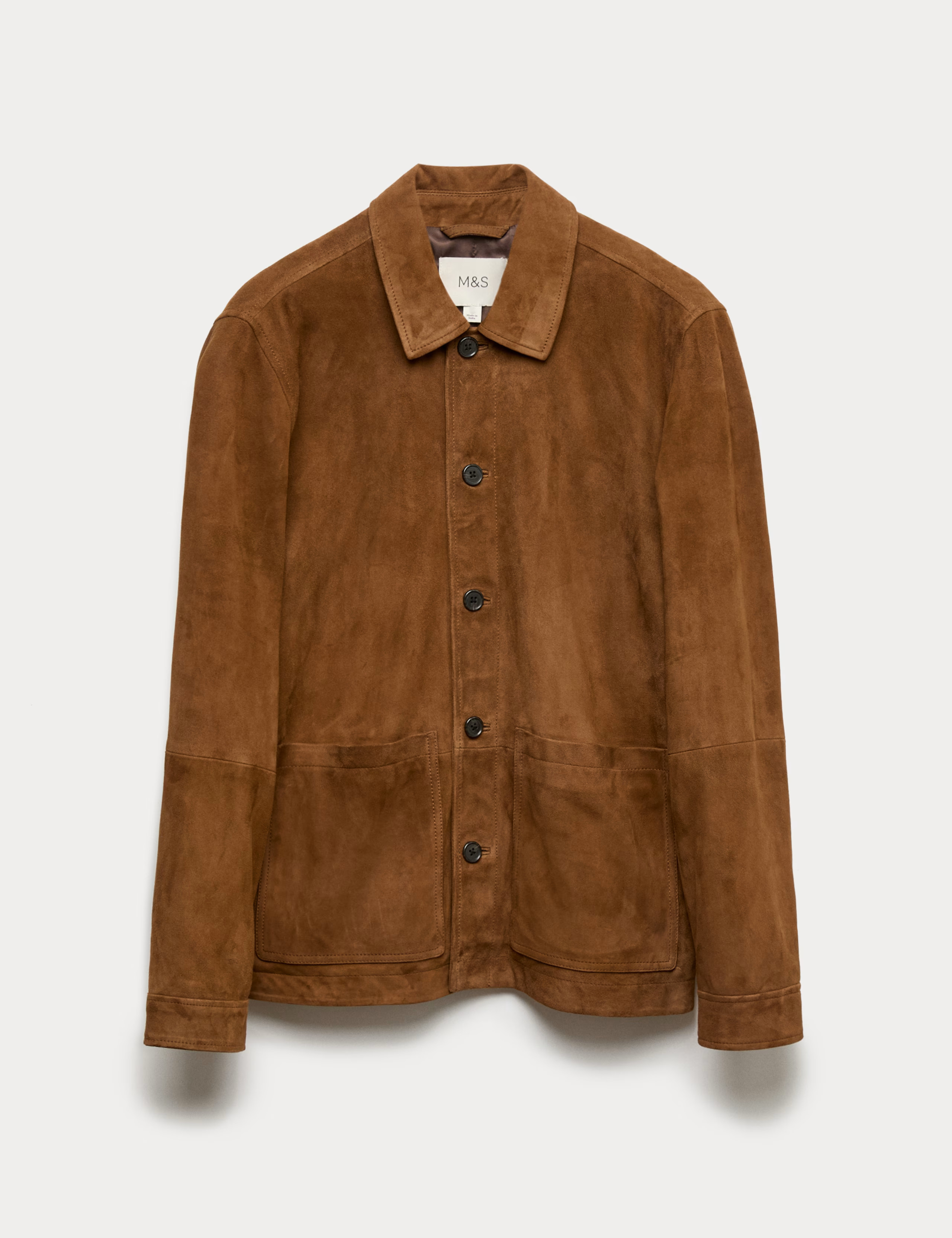 Suede Chore Jacket | M&S | M&S | Marks & Spencer (UK)