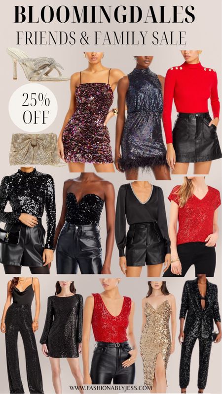 Loving all of these holiday outfits now on SALE at bloomingdales! So many cute sequin metallic looks 

#LTKsalealert #LTKover40 #LTKstyletip
