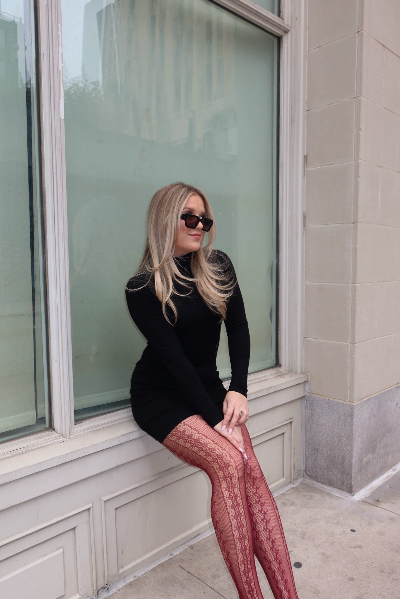 Lace leggings and dress from lulus 

#LTKstyletip #LTKfindsunder100