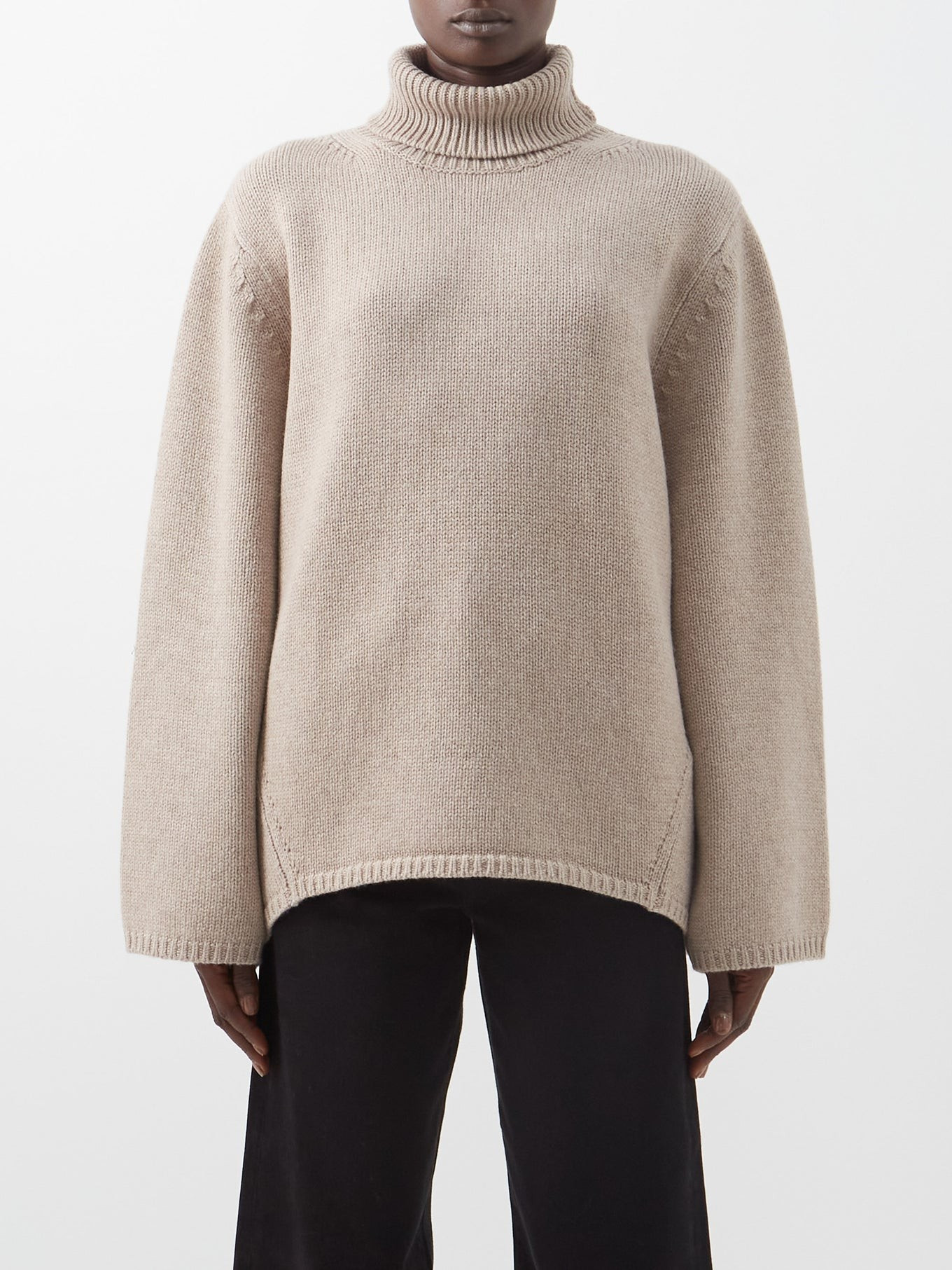 Roll-neck wool-blend sweater | Toteme | Matches (UK)
